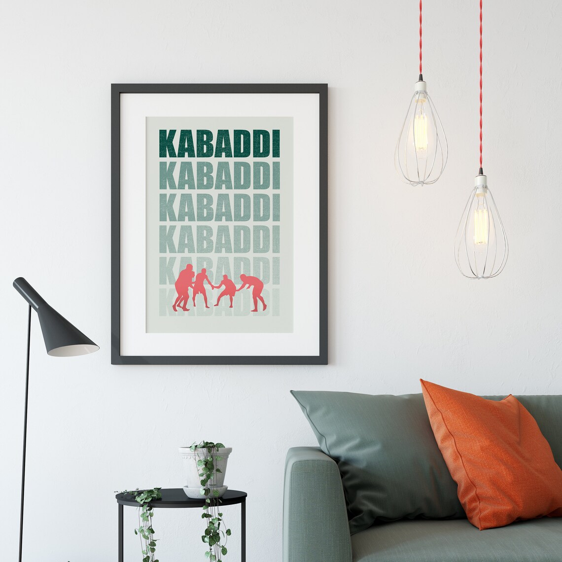 Indian Desi Kabaddi Kabaddi Kabaddi Poster - Image 3