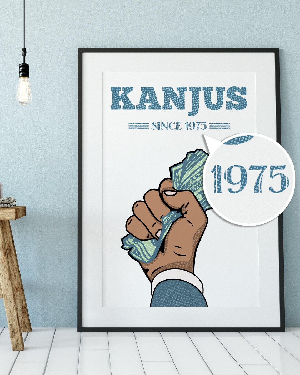 Kanjus Personalised Indian Desi Poster Print - Image 3