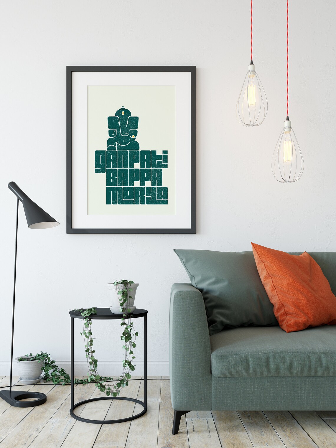 Ganpati Bapa Hindu Indian Desi Art Print