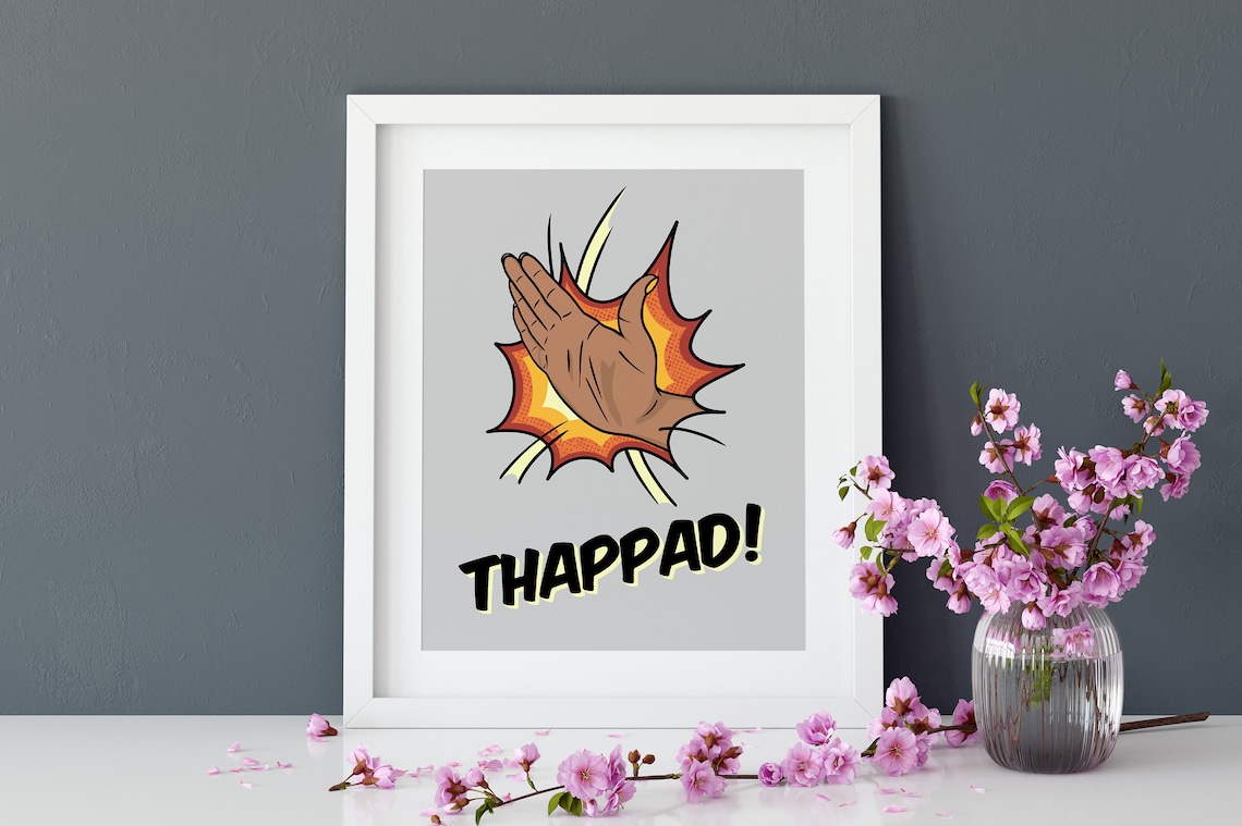Indian Desi Thappad Poster Print - Image 3