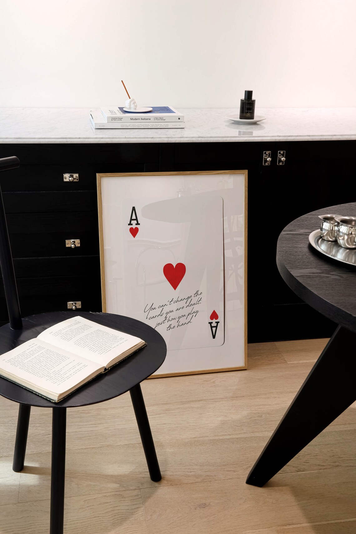 Ace Of Hearts Trendy Motivational Art Poster - Image 2