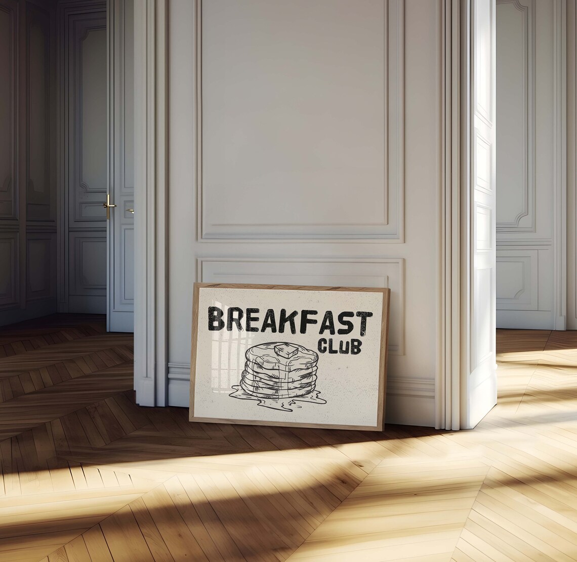 Vintage Pancakes Poster, Retro Kitchen Wall Art - Image 5