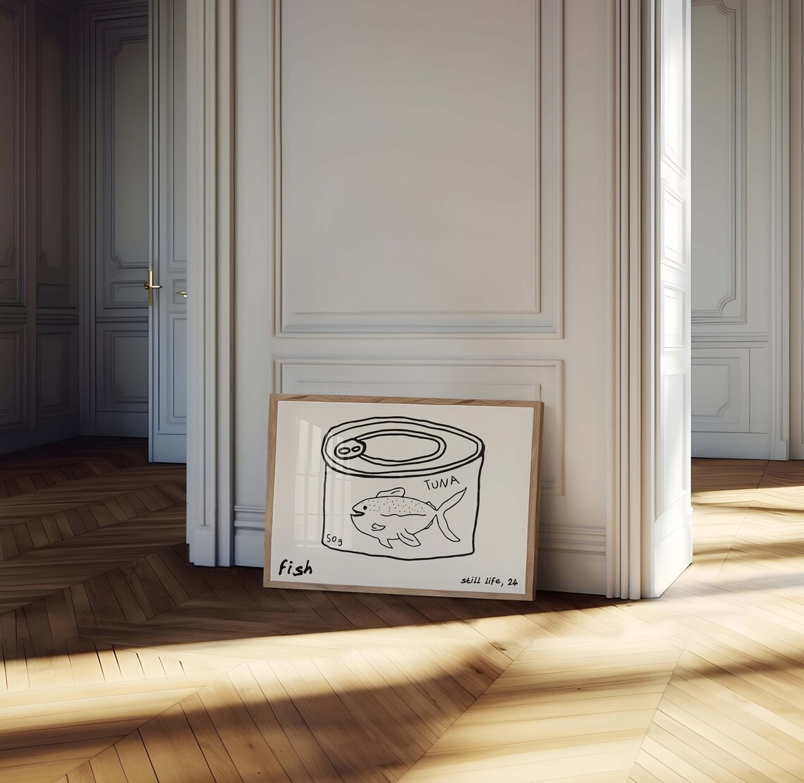 Tinned Fish Print, Retro Kitchen Art Print - Image 4