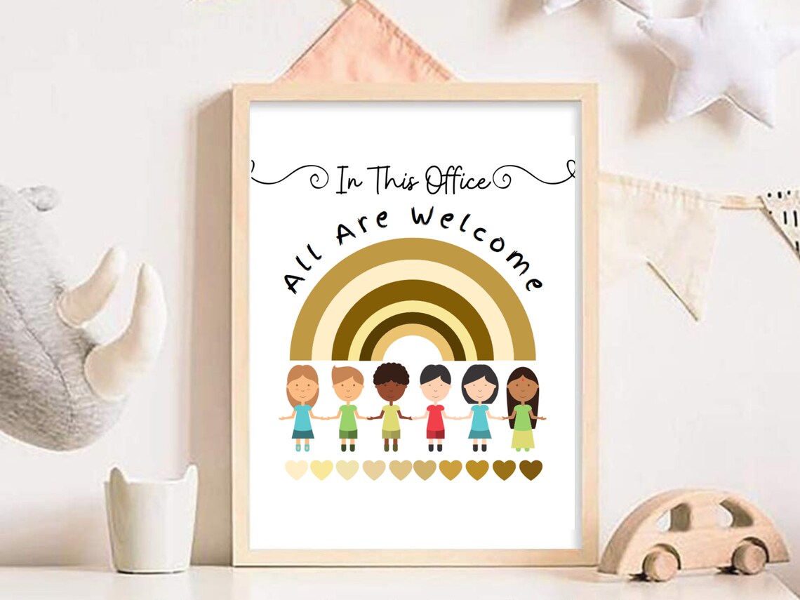 In This Office All Are Welcome Diversity Poster - Image 4