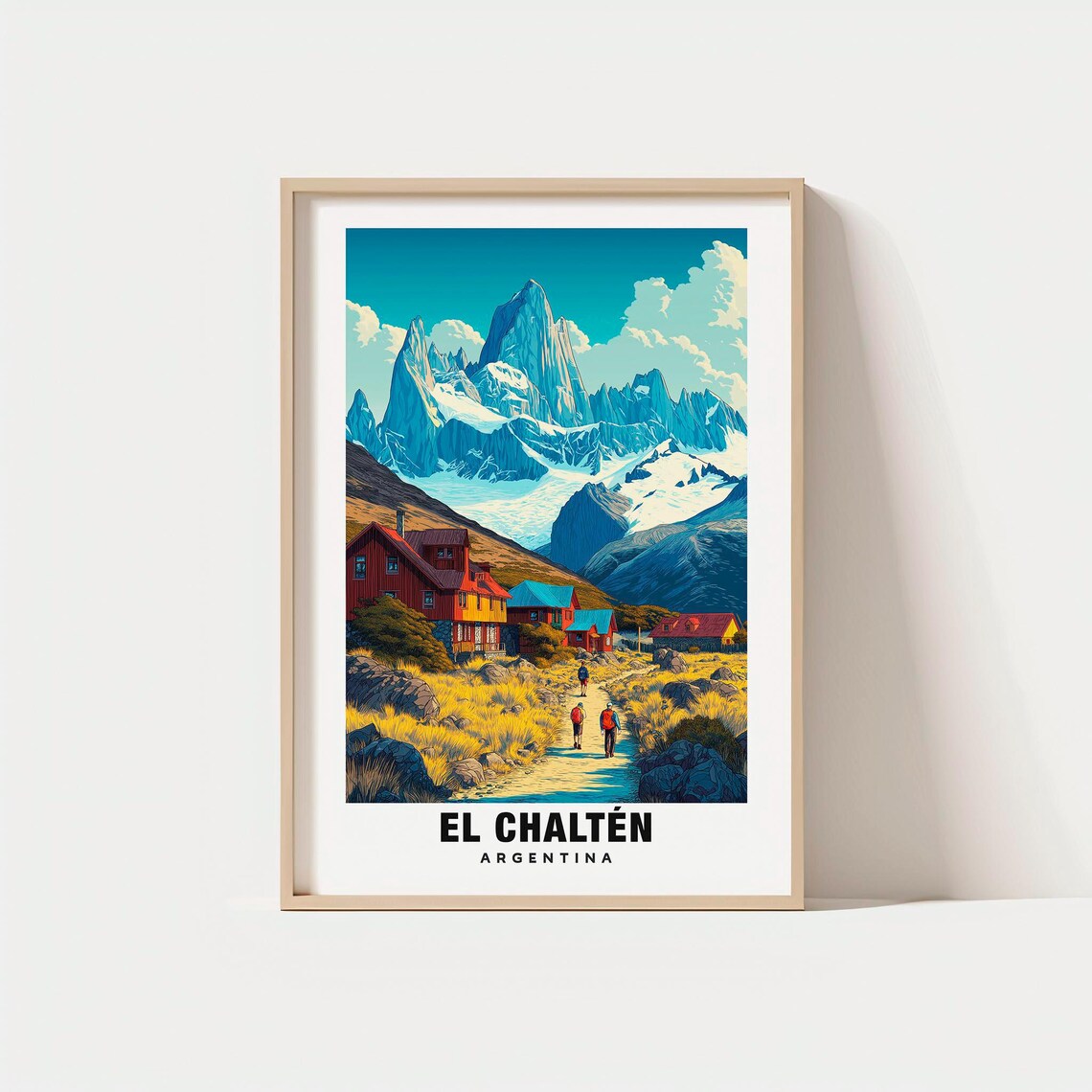 El Chaltn Print Argentina Poster Views Art Charm Beauty Historic