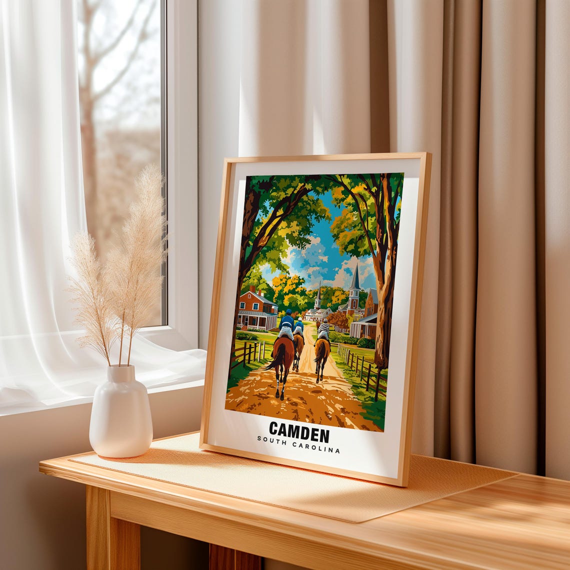 Camden Print South Carolina Poster Camden Views Camden Art South Carolina Charm Camden Beauty Historic Town Scenic Landscape - Image 3