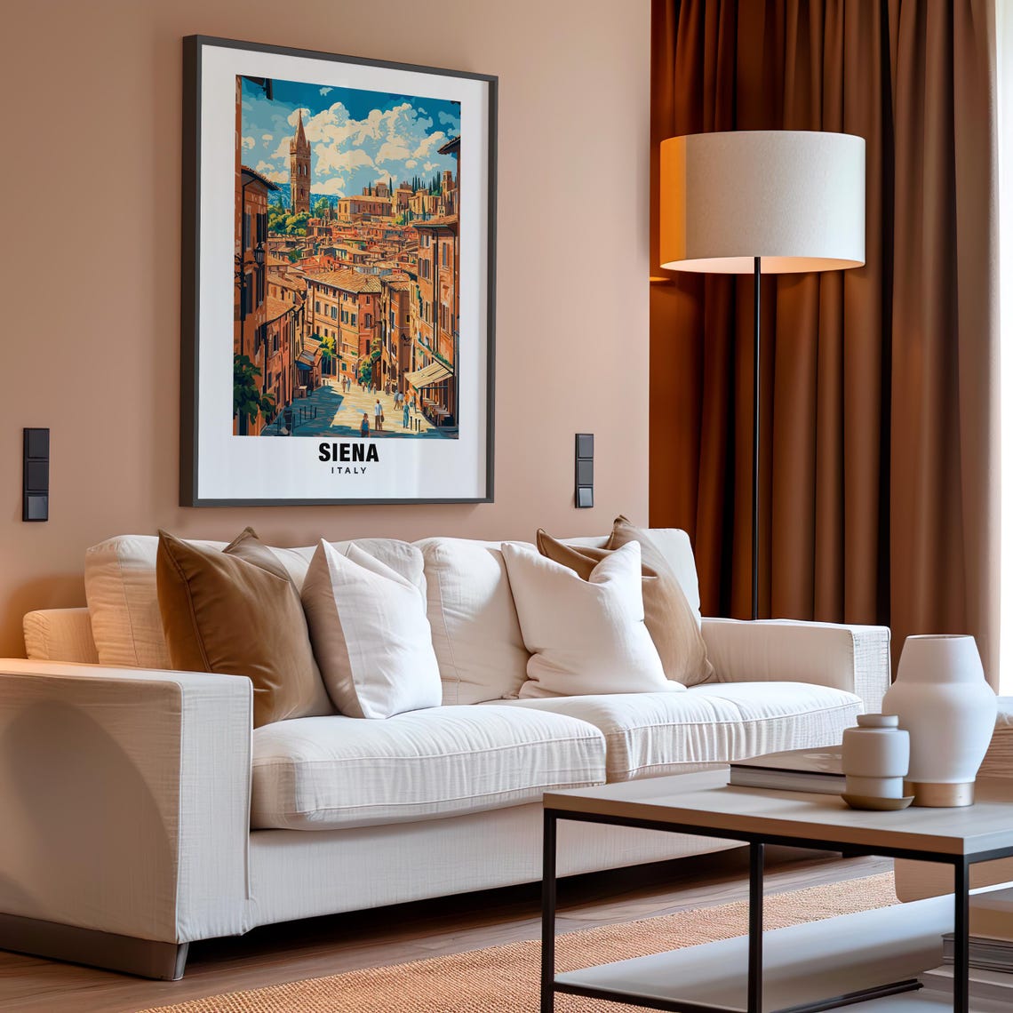 Siena Print Italy Poster Siena Views Siena Cathedral Siena City Italy Charm Siena Beauty Siena Heritage Siena Art Italian Town - Image 4