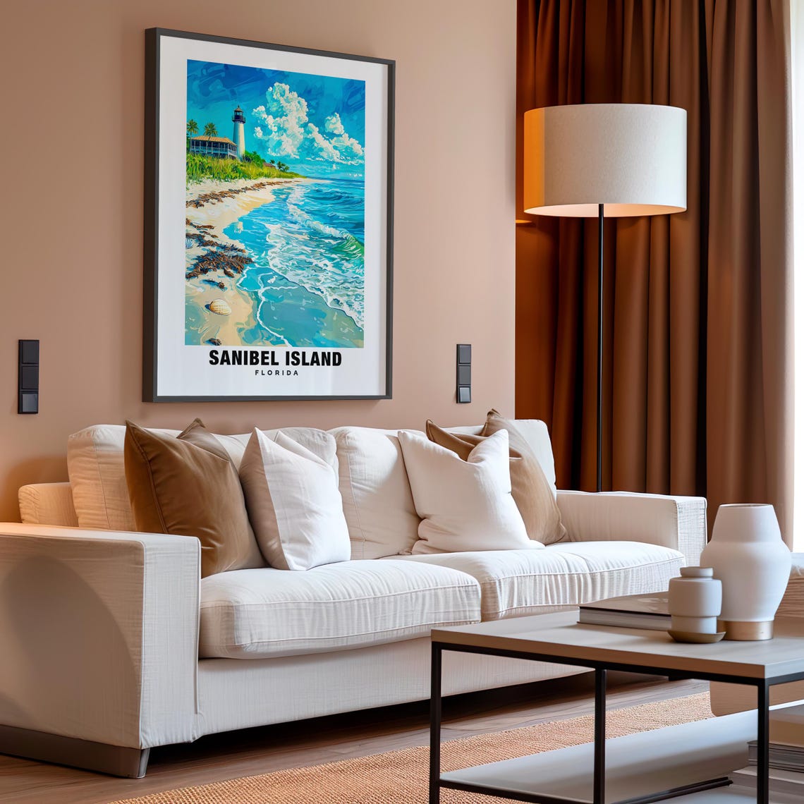 Sanibel Island Print Florida Poster Sanibel Island Views Sanibel Island Landmarks Sanibel Island City Florida Charm Sanibel Island - Image 4