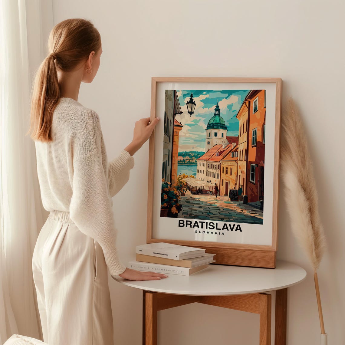 Bratislava Print Slovakia Poster Travel Wall Art Cityscape Print Scenic Art Historic Decor Europe Poster Travel Poster - Image 2