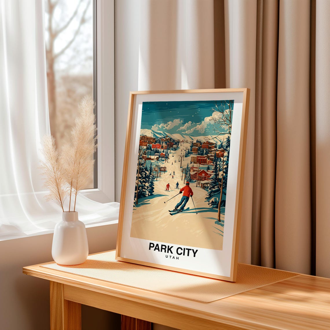 Park City Wall Art Utah Utah Print Park City Travel Gift Park City Poster Birthday Gift United States Heritage - Image 3