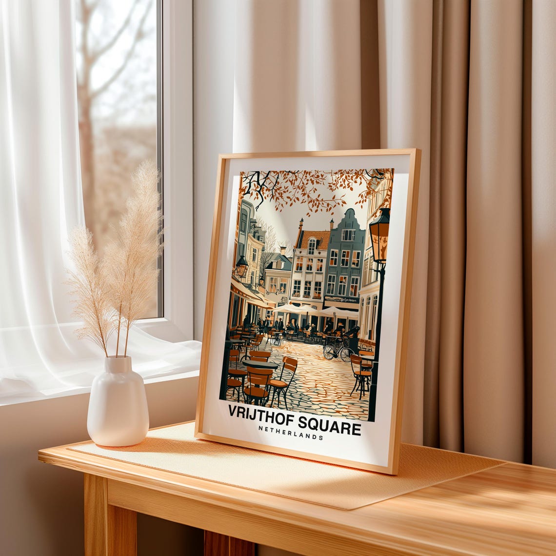Vrijthof Square Print Netherlands Poster Vrijthof Views Vrijthof Art Dutch Charm Vrijthof Beauty Historic Landmark Scenic Landscape - Image 3