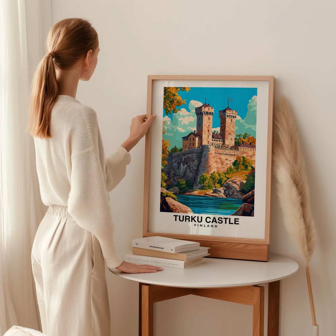 Turku Castle Travel Print Wall Art Turku Finland City Print Turku Castle Travel Gift Turku Castle Poster Travel Gift - Image 2