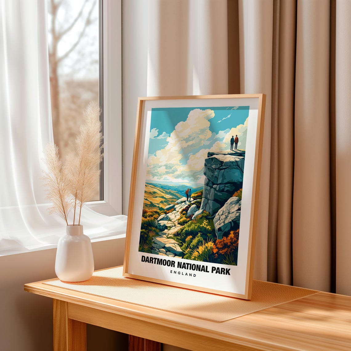 Dartmoor National Park Print Usa Poster Dartmoor Views Dartmoor Trails Dartmoor Wilderness Usa Charm Dartmoor Beauty National Park - Image 3