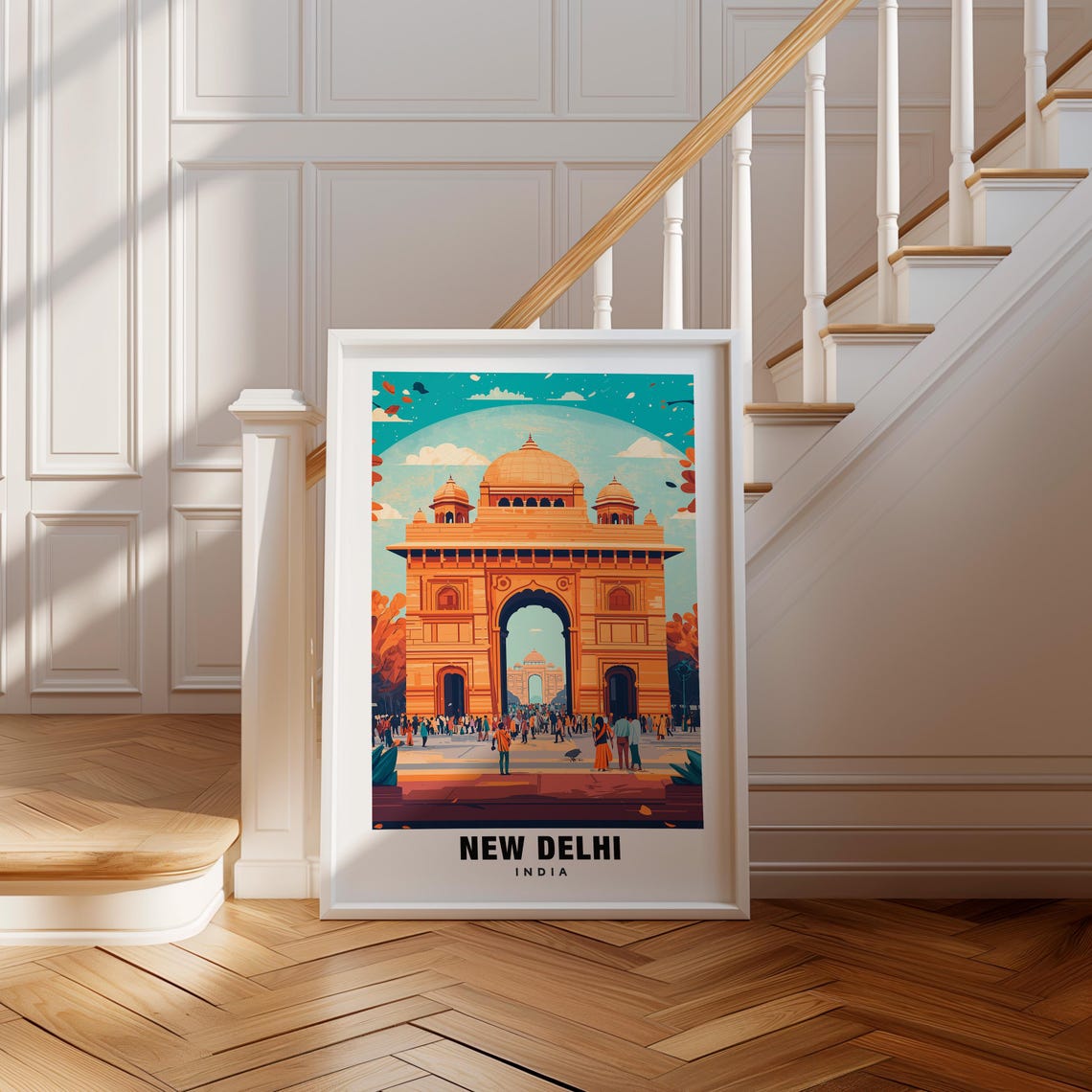 New Delhi Print India Poster New Delhi Views New Delhi Landmarks New Delhi City India Charm New Delhi Beauty New Delhi Heritage