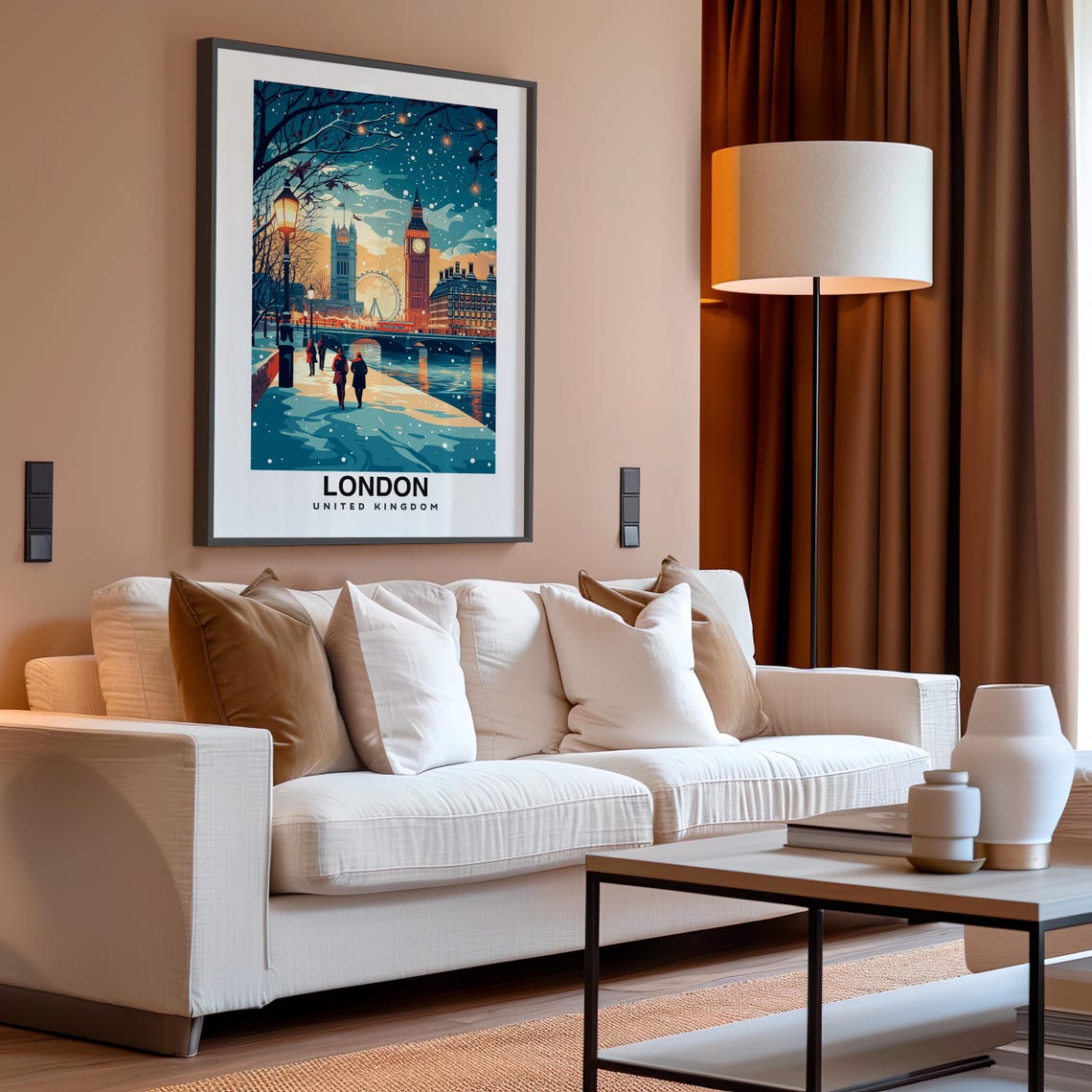 London Print England Poster Travel Wall Art Cityscape Print Uk Poster Urban Decor Scenic Art Historic Print Travel Poster - Image 4