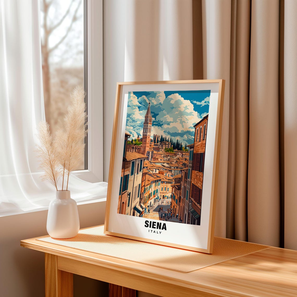 Siena Print Italy Poster Siena Views Siena Cathedral Siena City Italy Charm Siena Beauty Siena Heritage Siena Art Italian Culture - Image 3