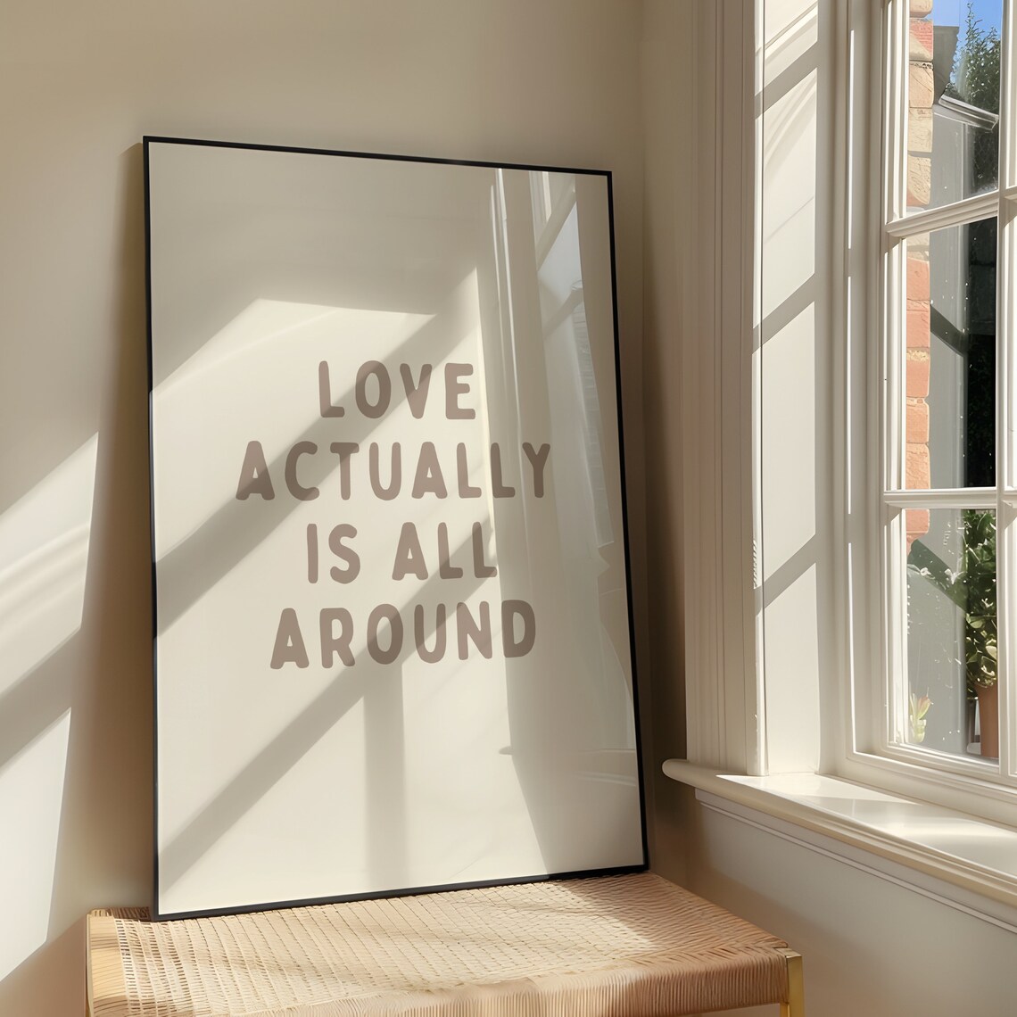 Love Actually Wall Art Print, Bold Sassy Romance