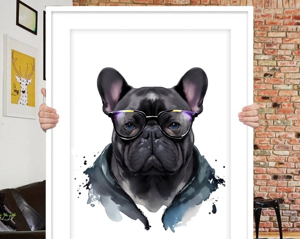 Custom Pet Portrait Painting, Dog Memorial Gift