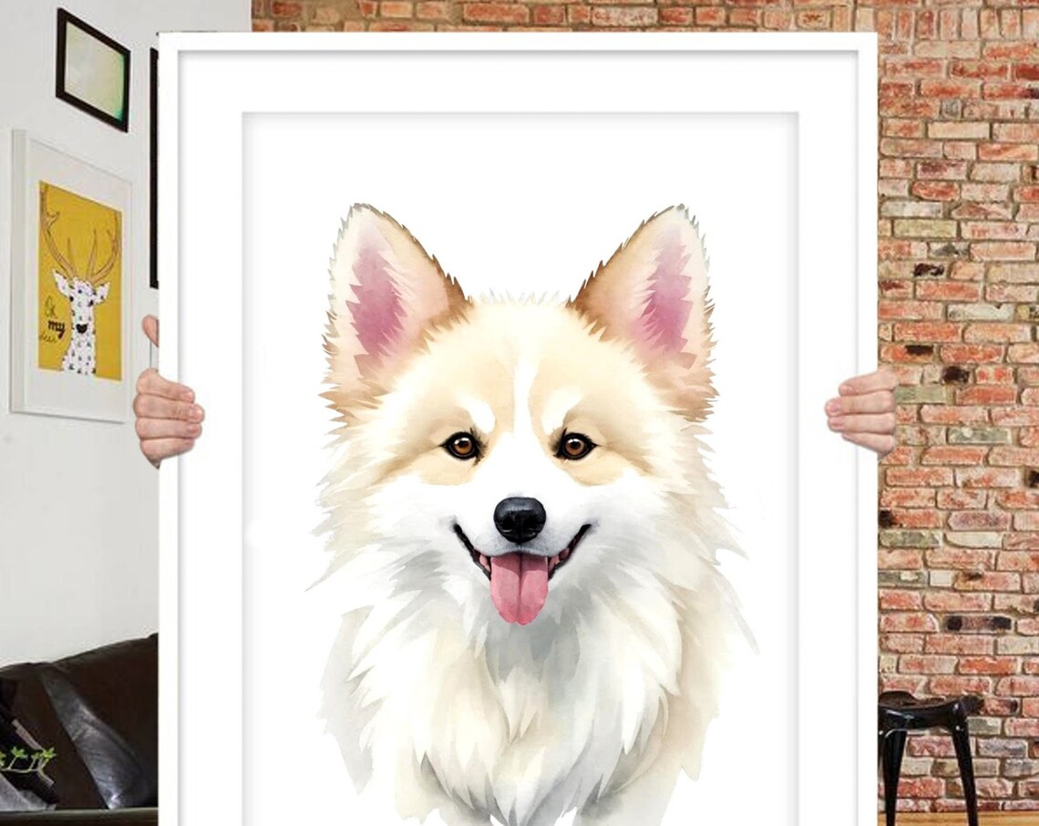 Custom Dog Portrait Painting, Christmas Gift - Image 3