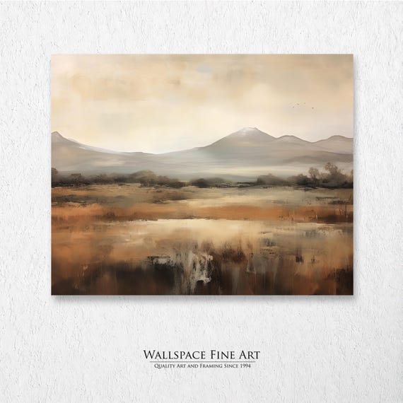 Misty Mountain Summer Landscape Wall Art Dcor Print Wallspace Fine D0016