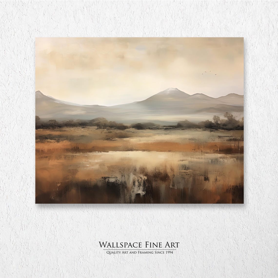 Misty Mountain Summer Landscape Wall Art Dcor Print Wallspace Fine D0016