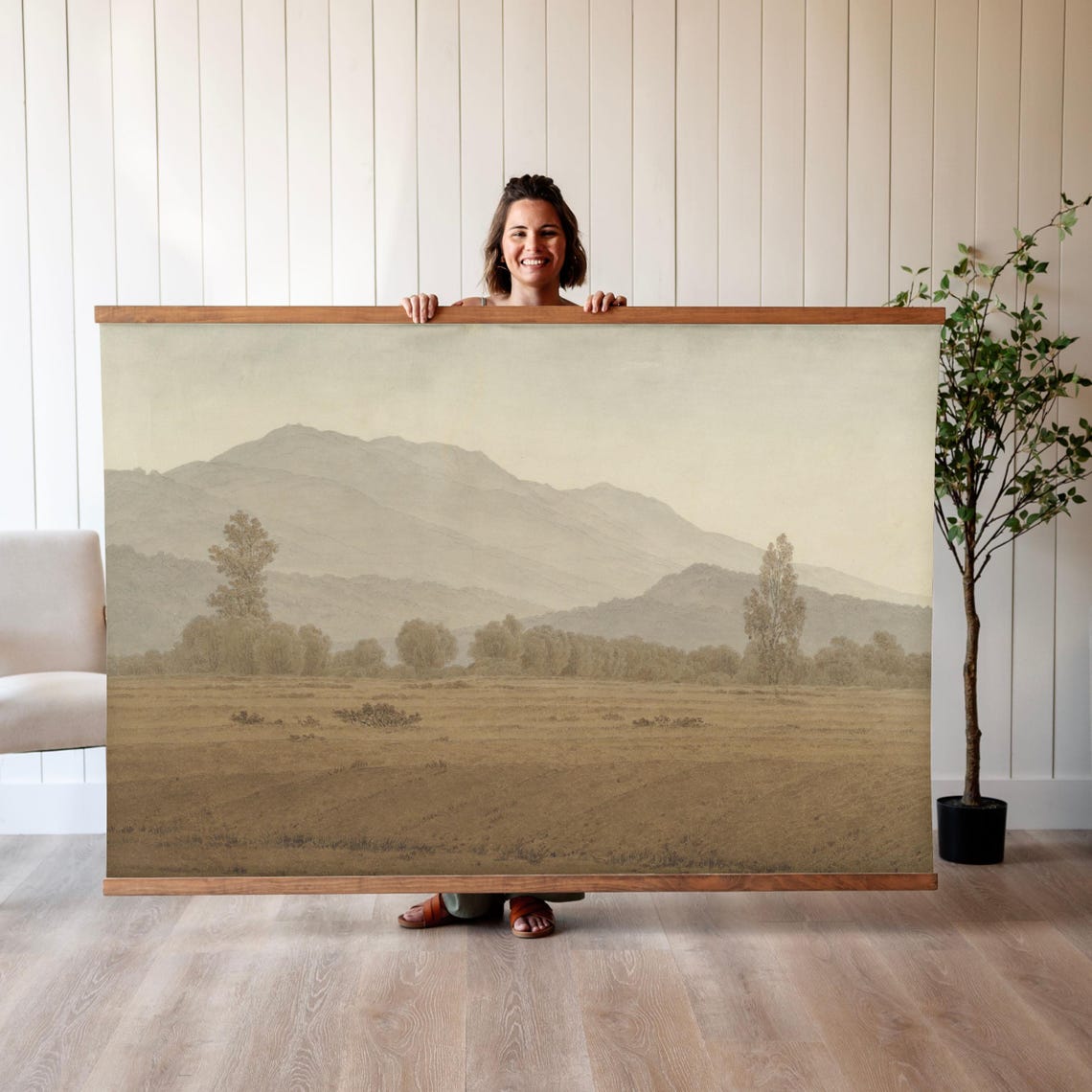 Mountain Wall Art Extra Large Wall Art Tapestry Wall Hanging Watercolor Print Nature Tapestry Extra Large Wall Art 642 - Image 3