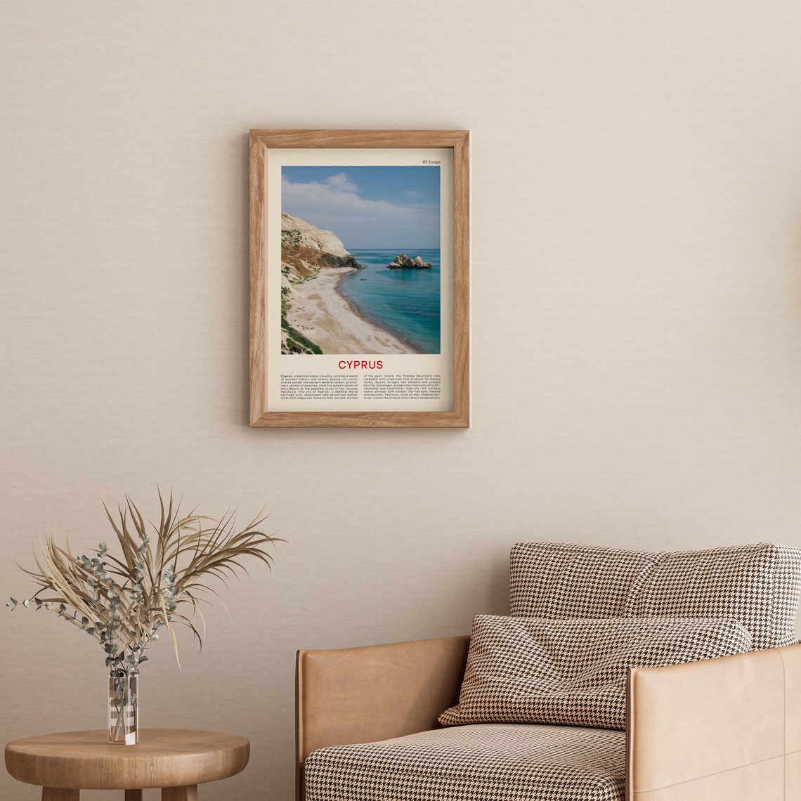 Cyprus Print Film Photo Cyprus Wall Art Cyprus Poster Cyprus Photo Cyprus Poster Print Cyprus Wall Decor Cyprus Art Print Cyprus Sea - Image 3