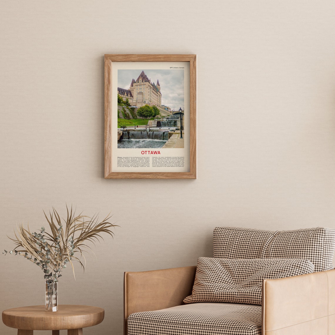 Ottawa Canada Fairmont Chateau Rideau Canal Film Photo Poster - Image 3