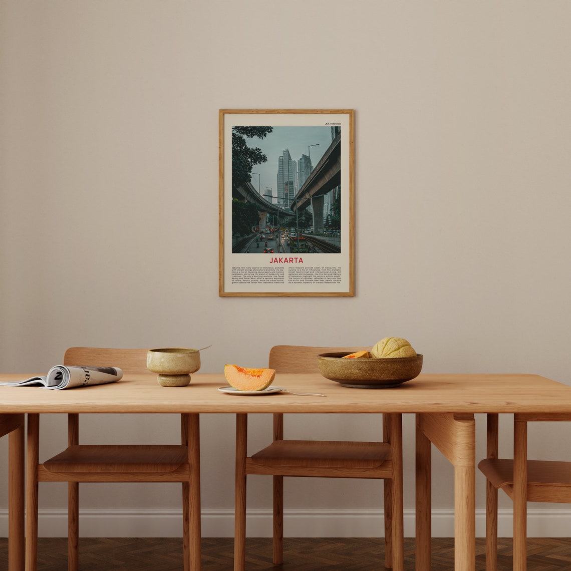 Jakarta Indonesia Skyline Elevated Highway Traffic Photo Poster - Image 4