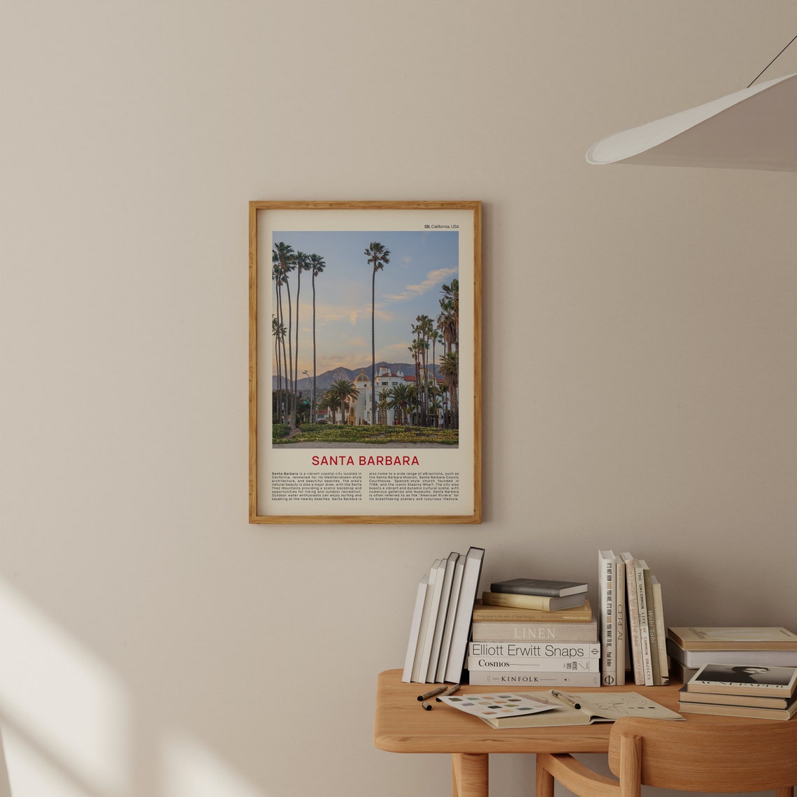 Santa Barbara Print Film Photo Santa Barbara Wall Art Santa Barbara Poster Santa Barbara Photo Santa Barbara Poster Print California - Image 2