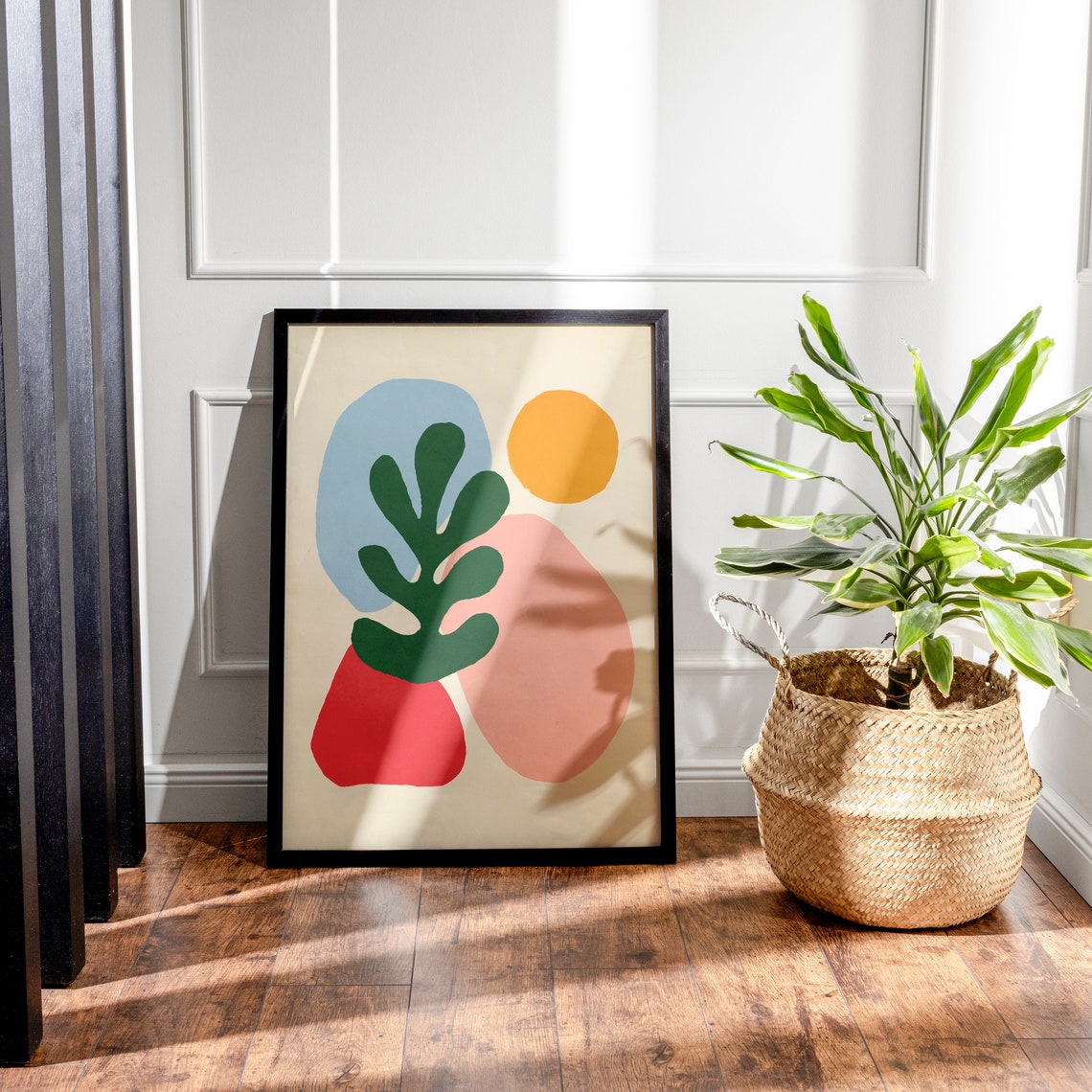 Wildlife Cutouts Matisse Style Bold Shapes Abstract Art Print - Image 3