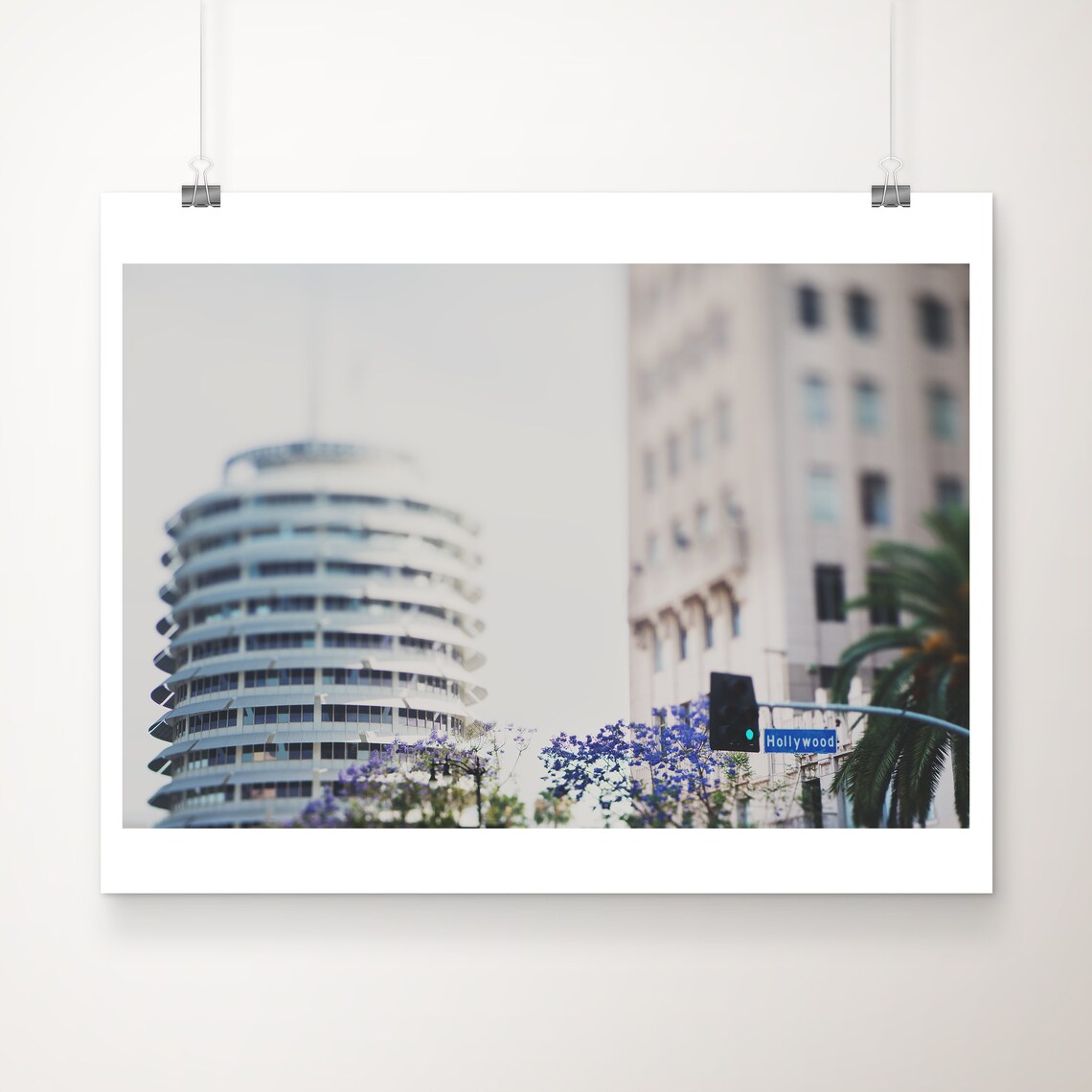 Capitol Records Building, Los Angeles Architecture Print