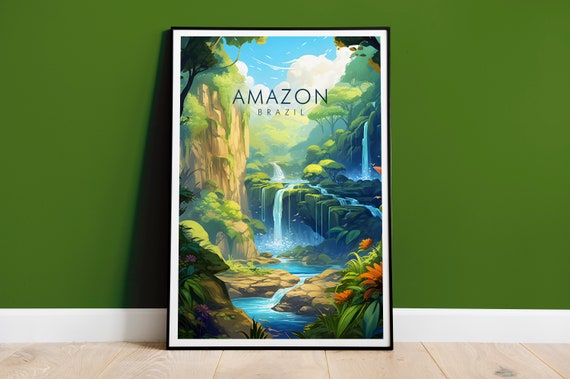 Amazon Rainforest Print Brazil