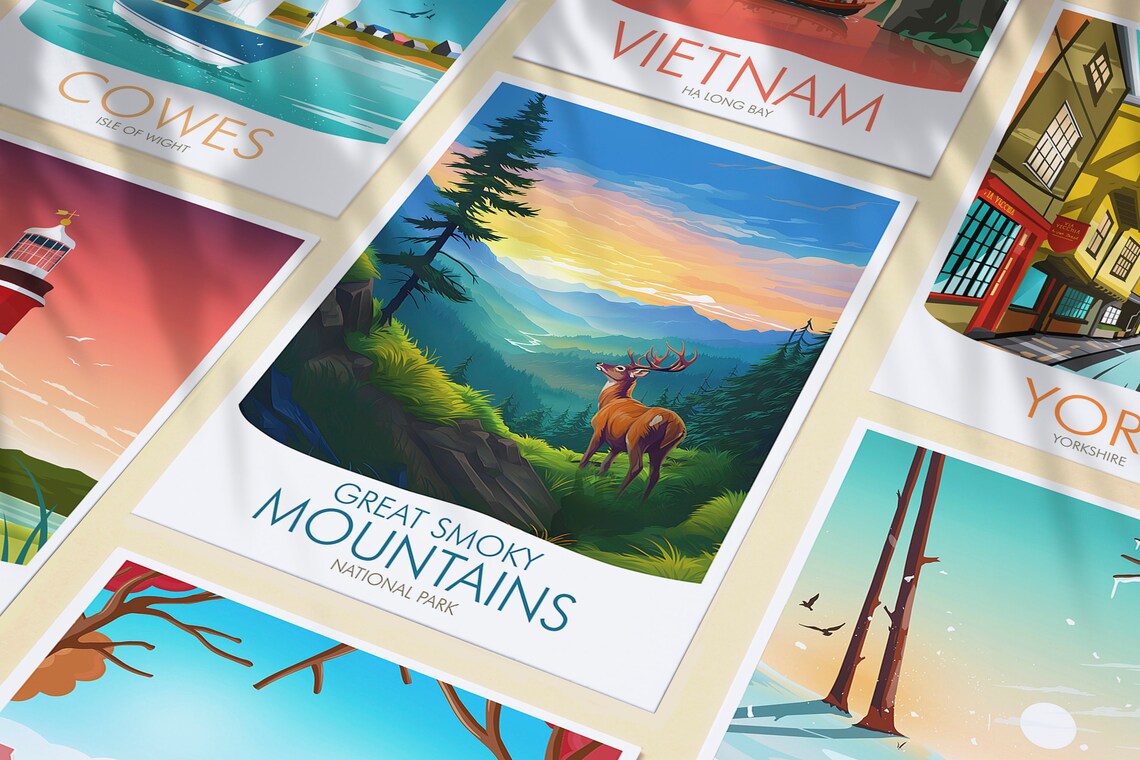 Great Smoky Mountains Print National Park - Image 3