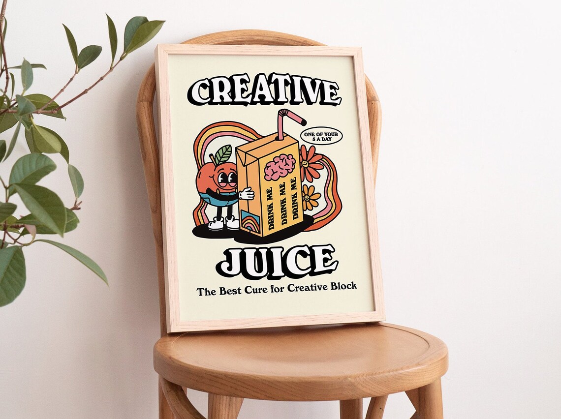 Creative Juice Vintage 70s Poster Illustration - Image 4