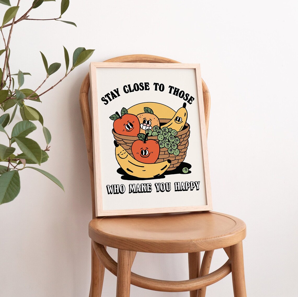 Retro Fruit Print, Vintage Market Illustration - Image 4