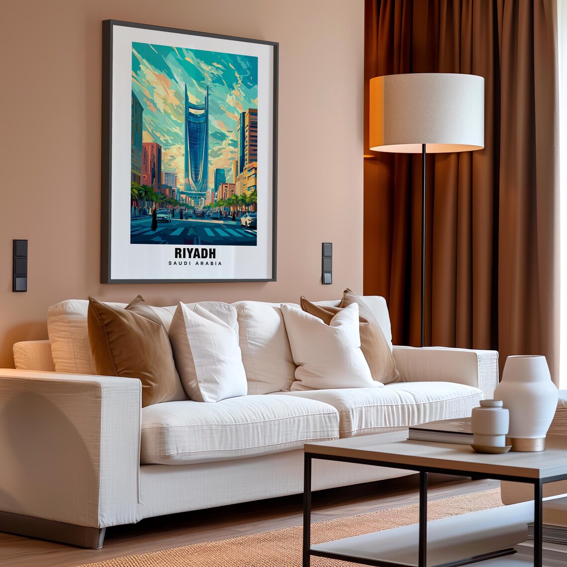 Riyadh Views, Saudi Arabia Travel Poster - Image 4