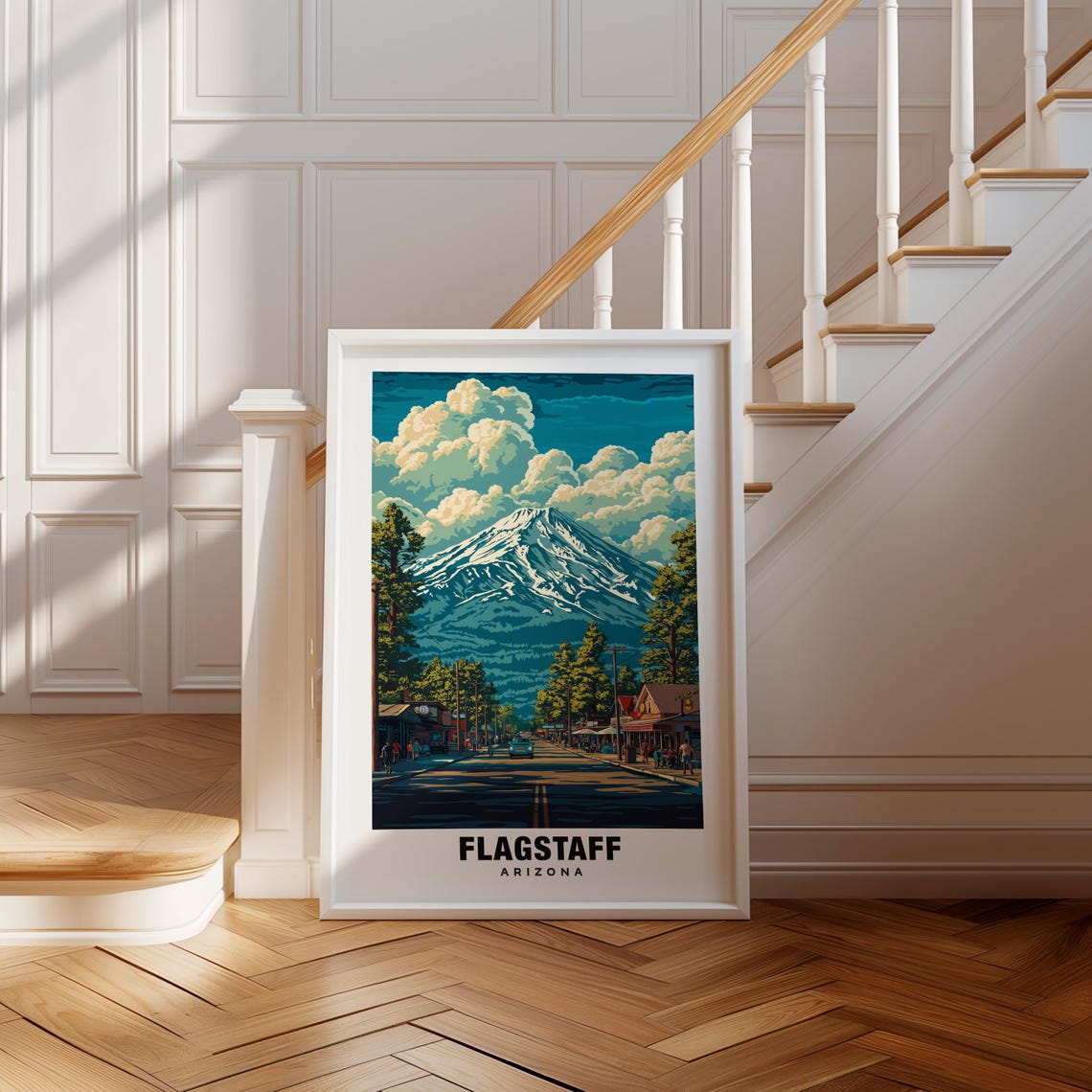 Flagstaff Print Usa Poster Flagstaff Views Flagstaff Mountains Flagstaff City Usa Charm Flagstaff Beauty Flagstaff Heritage Usa Art