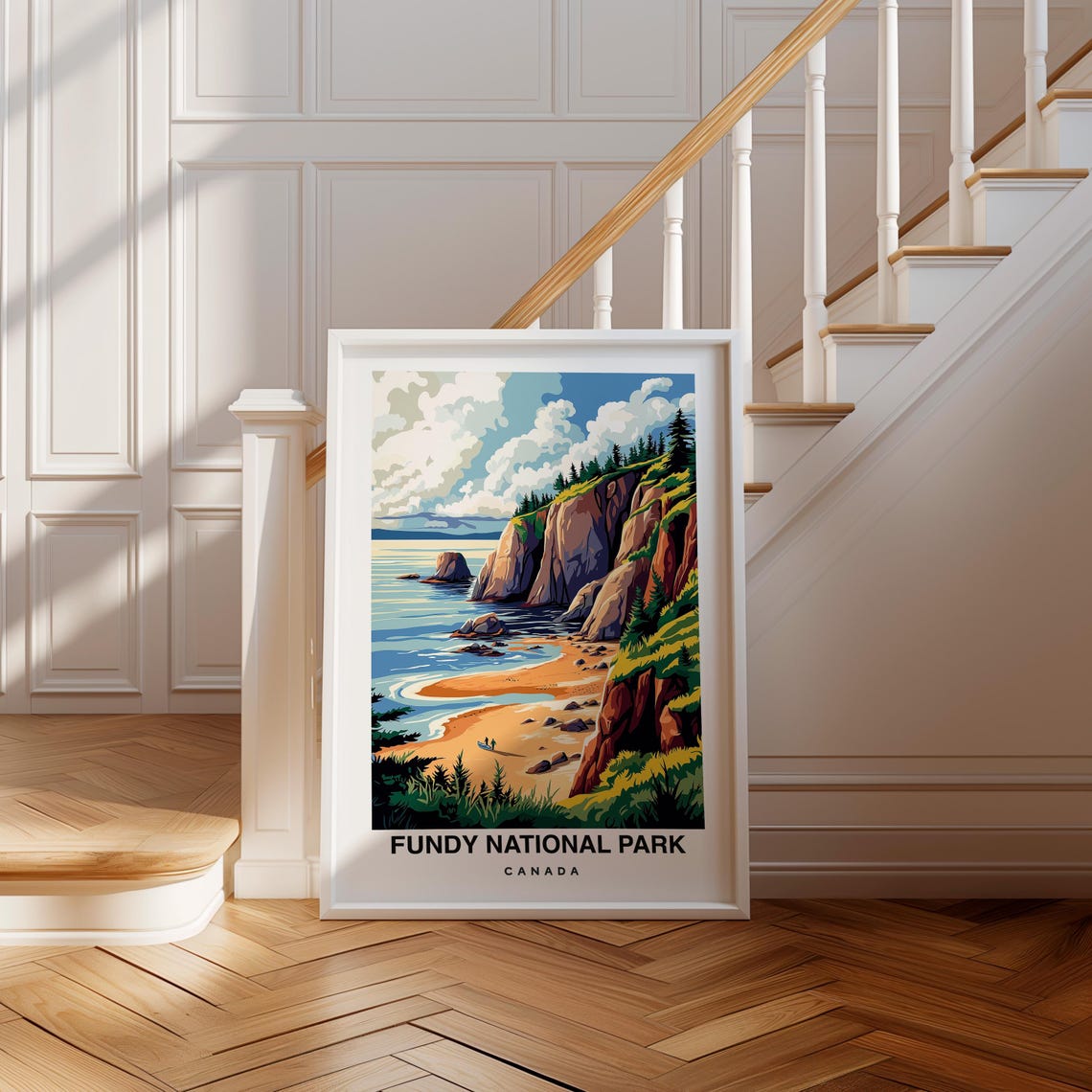 Fundy National Park Print Canada Poster Travel Wall Art Fundy Print Nature Poster New Brunswick Art National Park Print Travel Art