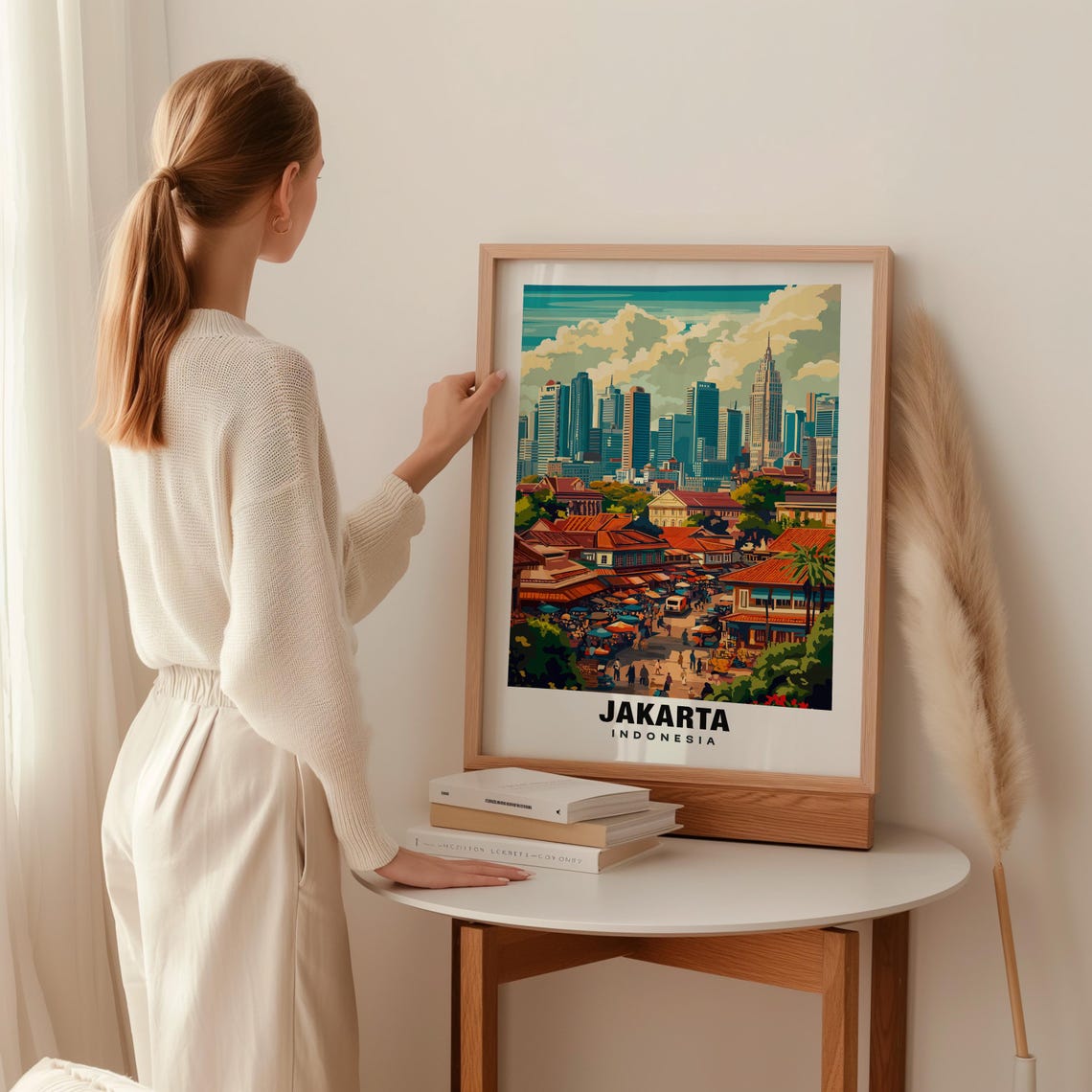 Jakarta Print Indonesia Poster Jakarta Views Jakarta City Jakarta Landmarks Indonesia Charm Jakarta Beauty Jakarta Heritage Jakarta - Image 2