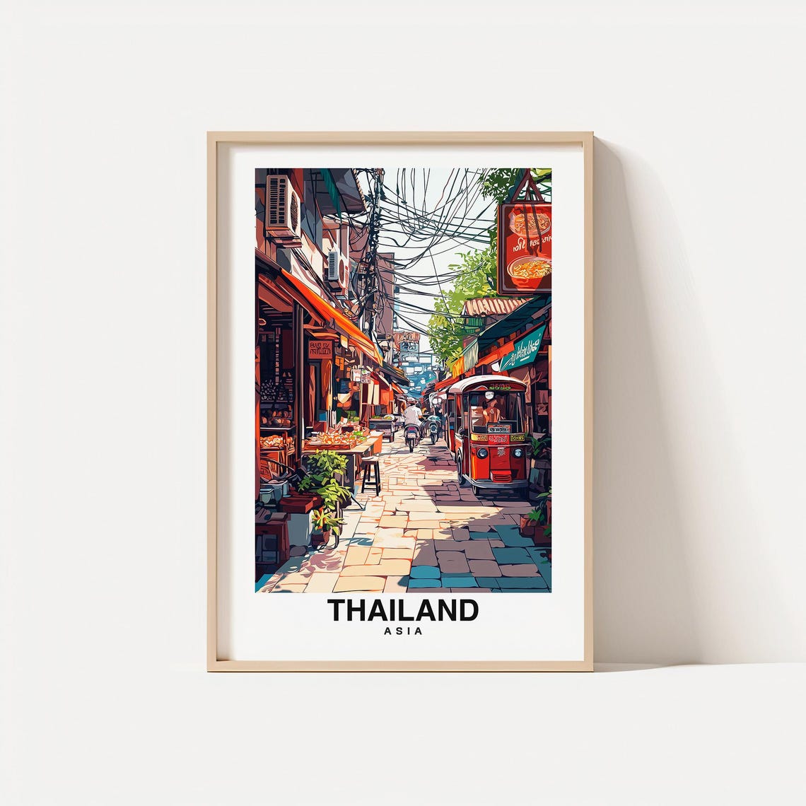 Thailand Khao Sok National Park Travel Print Wall Art Thailand Khao Sok National Park City Print Thailand Thailand