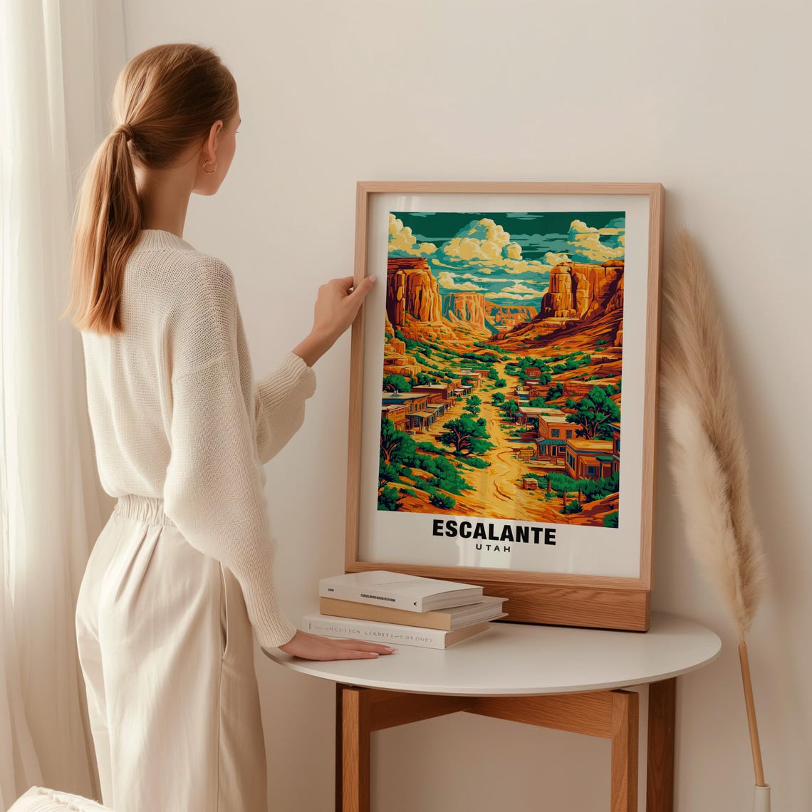 Escalante Print Utah Poster Escalante Views Escalante Art Utah Charm Escalante Beauty Scenic Landscape Outdoor Adventure Desert Aty - Image 2