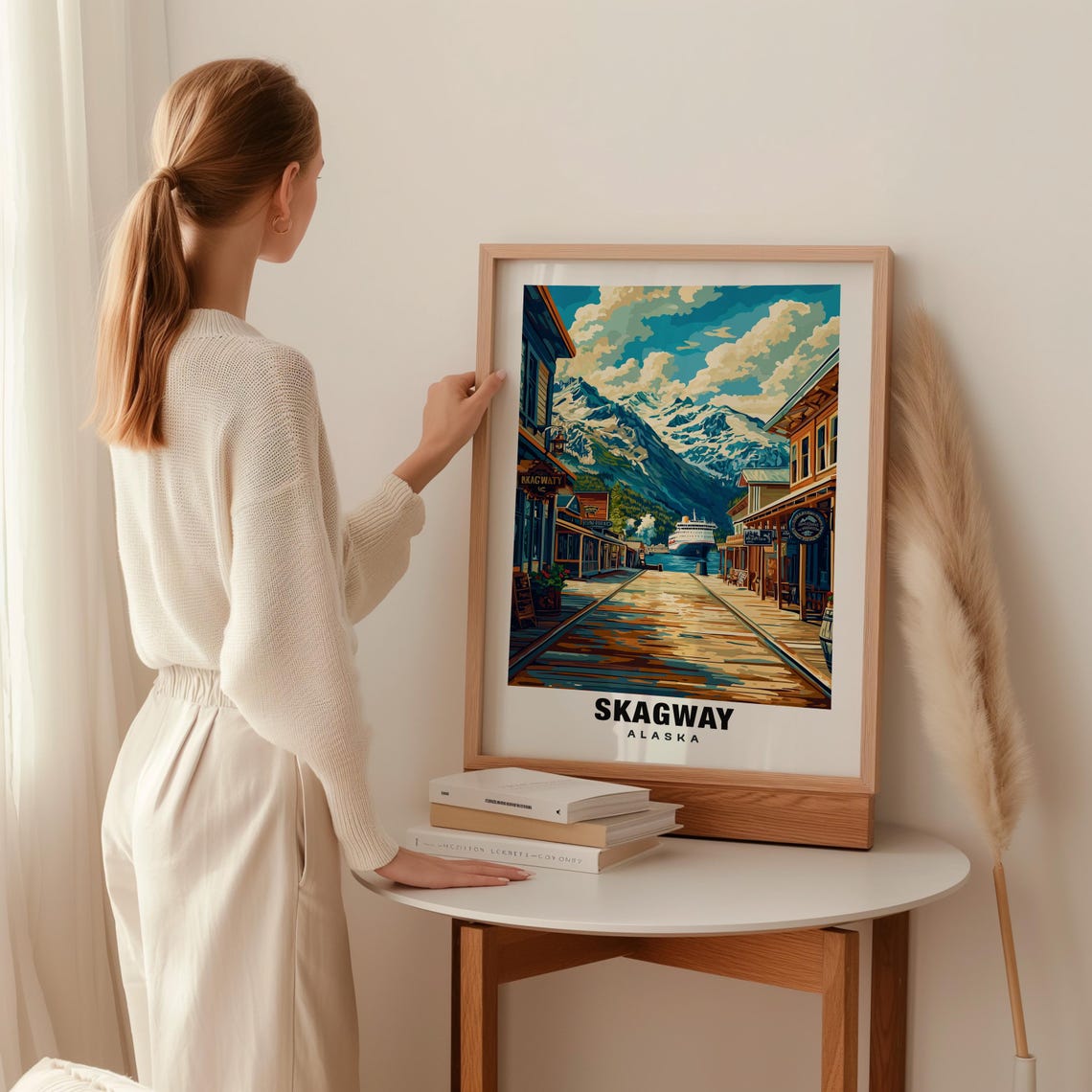 Skagway Print Alaska Poster Skagway Views Skagway Landmarks Skagway City Alaska Charm Skagway Beauty Skagway Art Skagway Heritage - Image 2