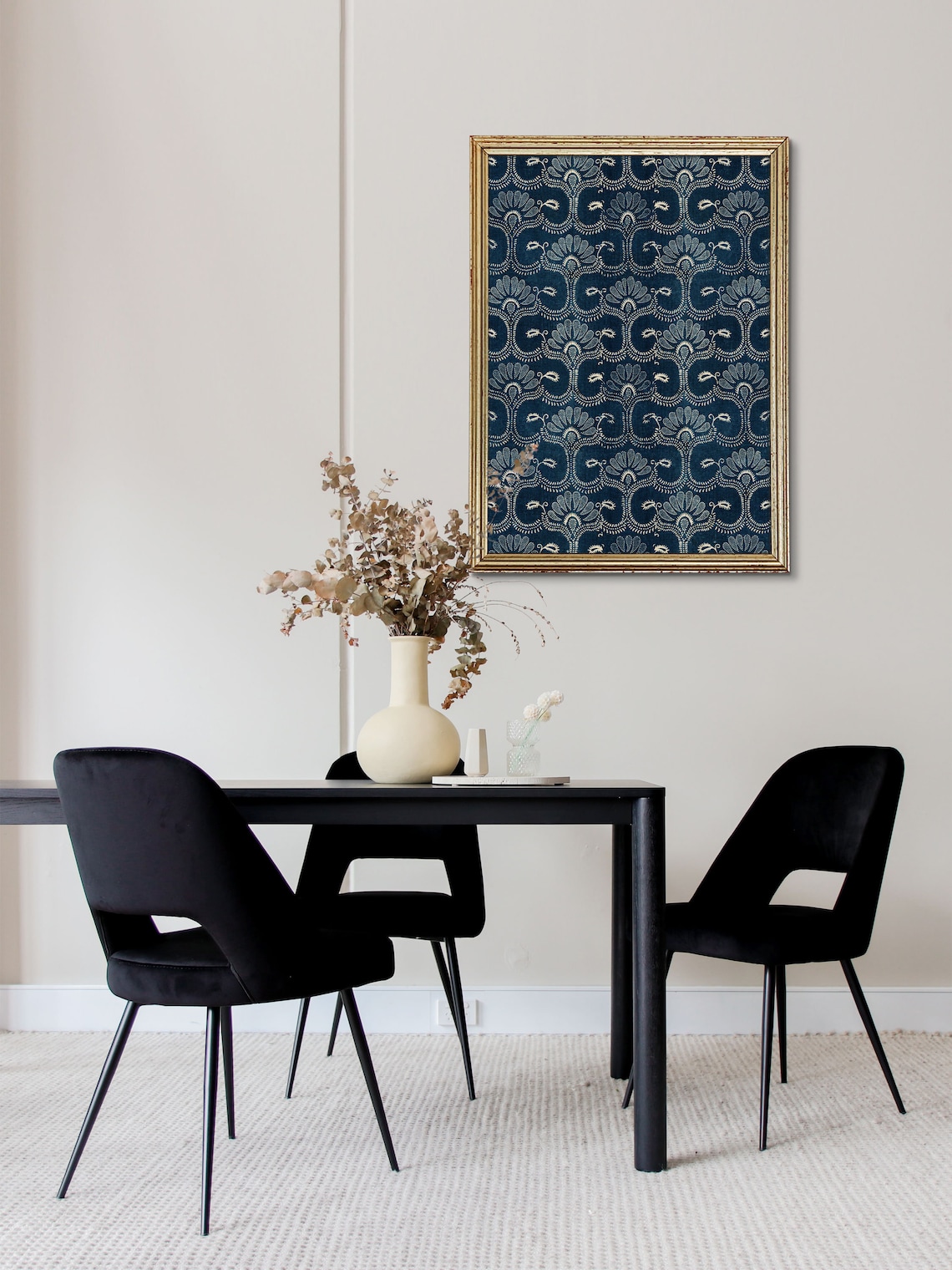 Tapestry Wall Art Print, Modern Farmhouse Vintage Textile - Image 2