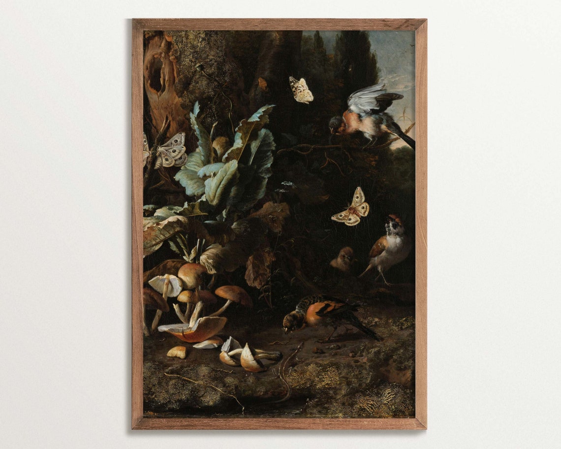 Dark Academia Decor Baroque Still Life Art Print