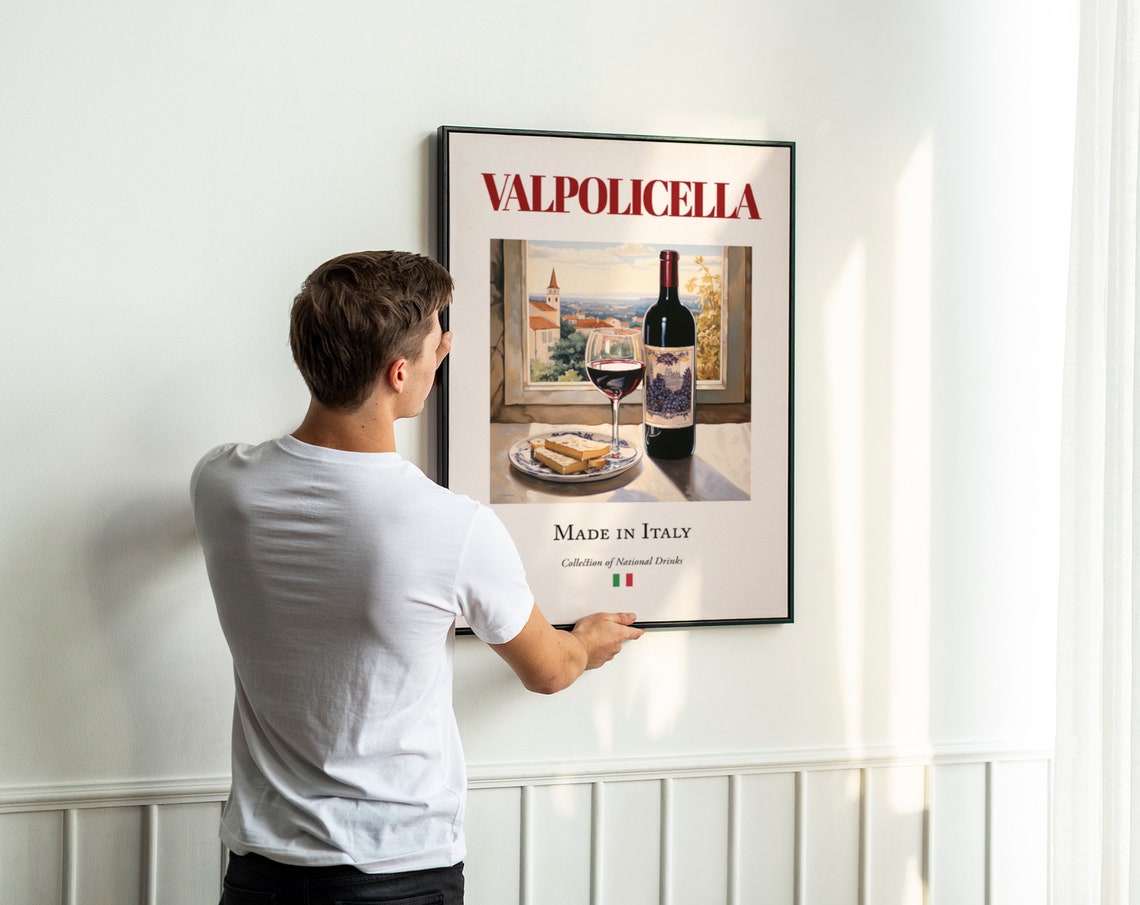 Valpolicella Maiolica Tile, Italian Beverage Art Print - Image 3