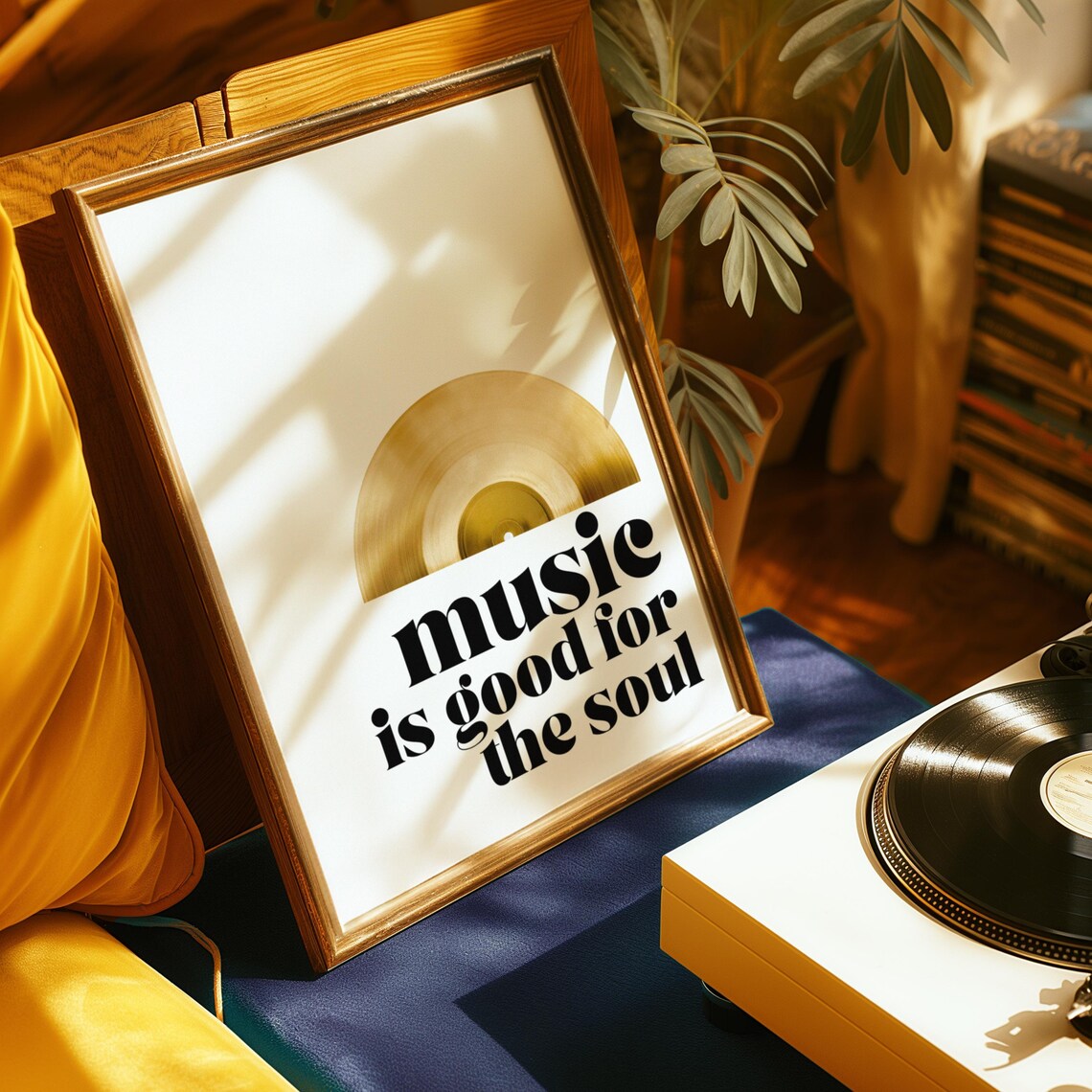 Music Is Good For The Soul, Music Art Print