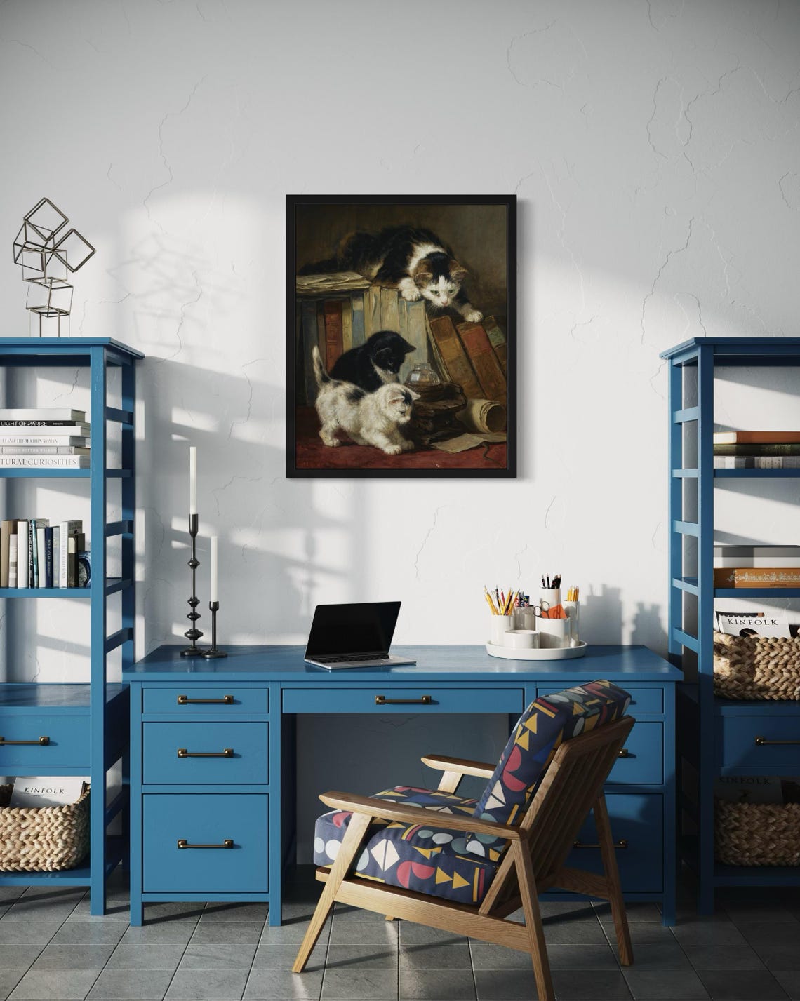 Kittens And Books Poster Print - Image 4