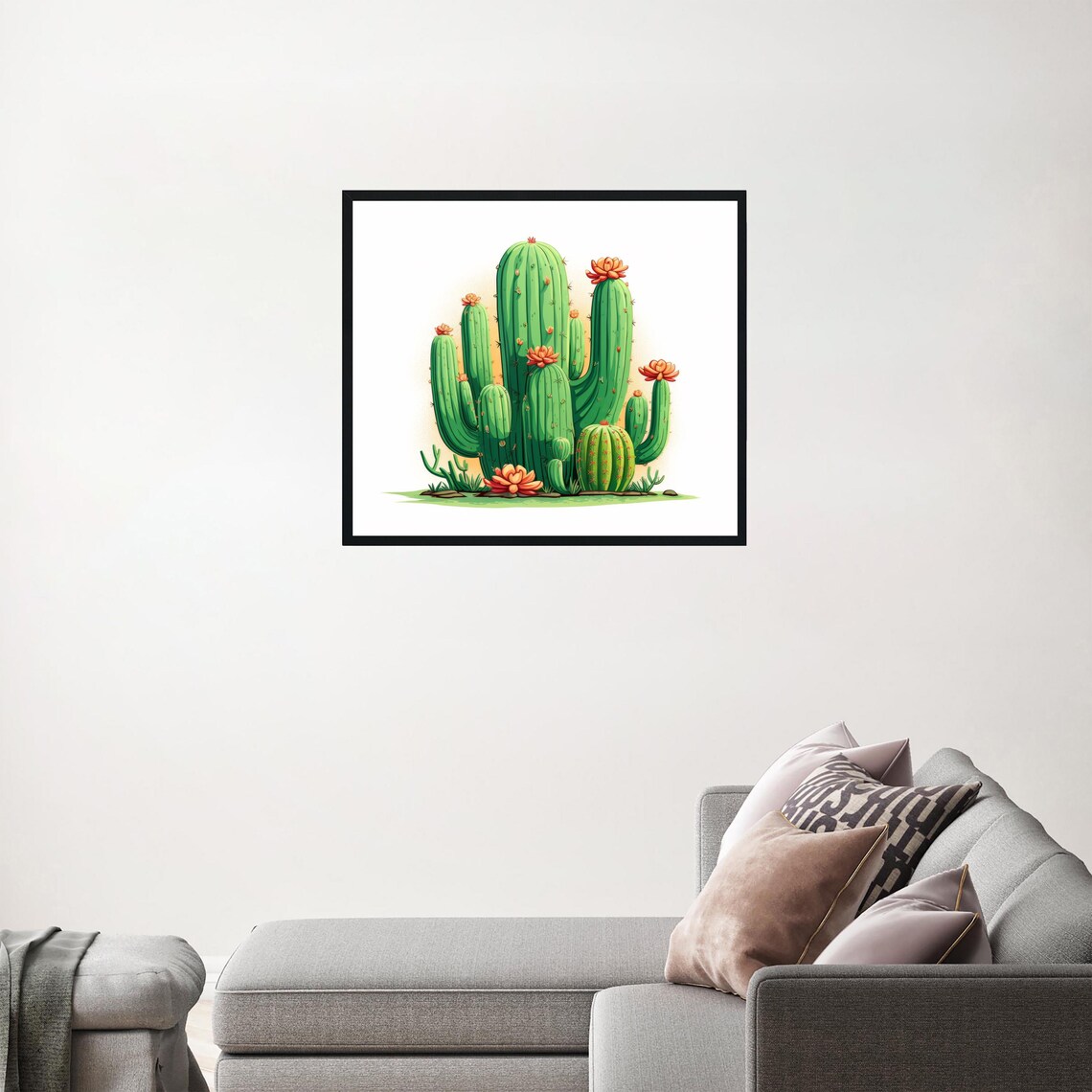 Cactus Plants Art Print, Botanical Decor - Image 3