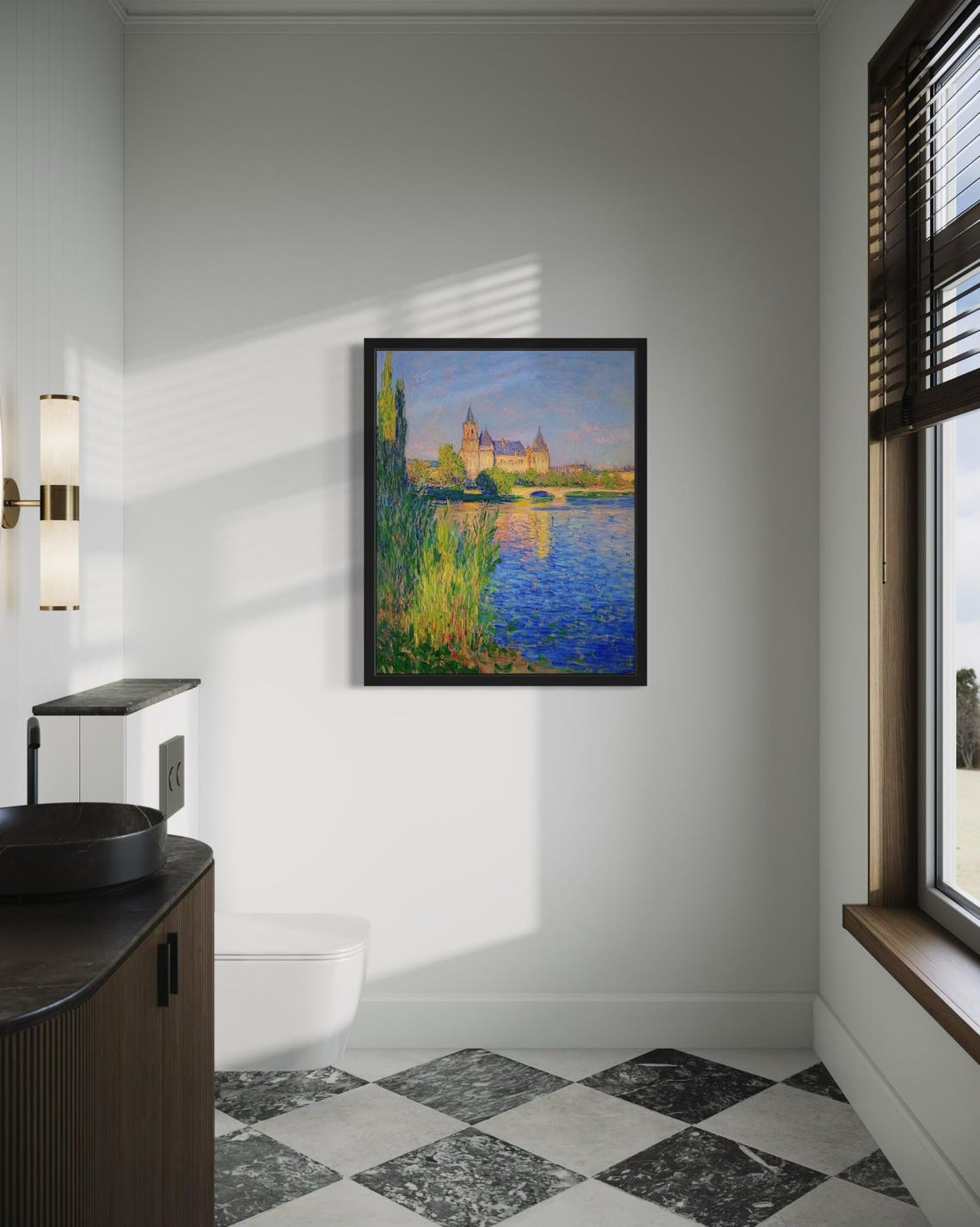 Austria Countries, Monet Art Print - Image 4